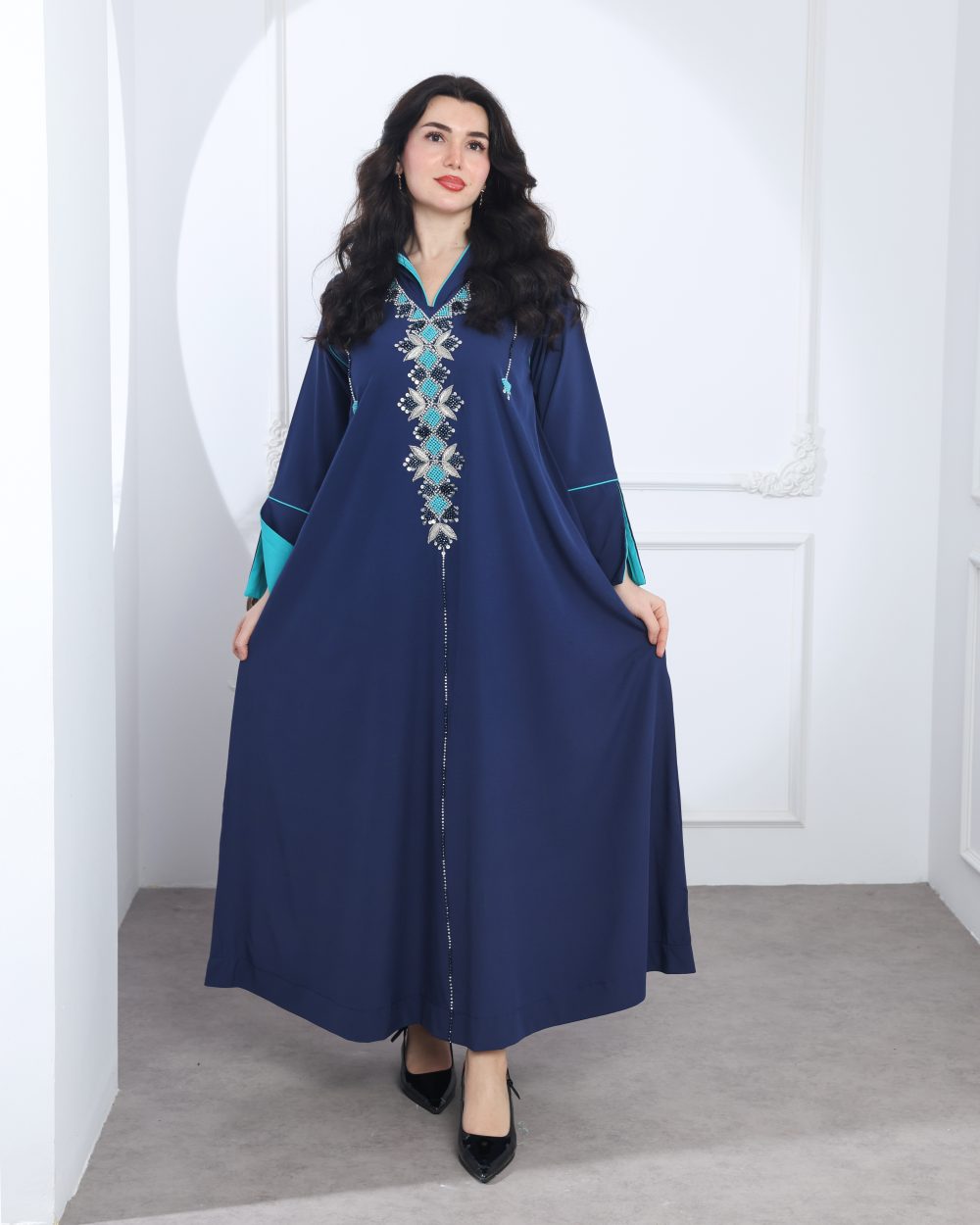 جلابيه كويتي تصميم مغربي